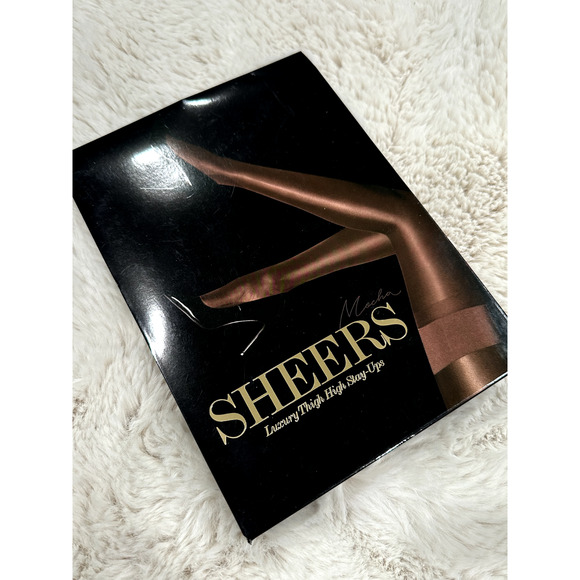 Honey Birdette Stockings MOCHA SHEERS🤎 Stocking Stay-Ups Medium - Picture 1 of 2